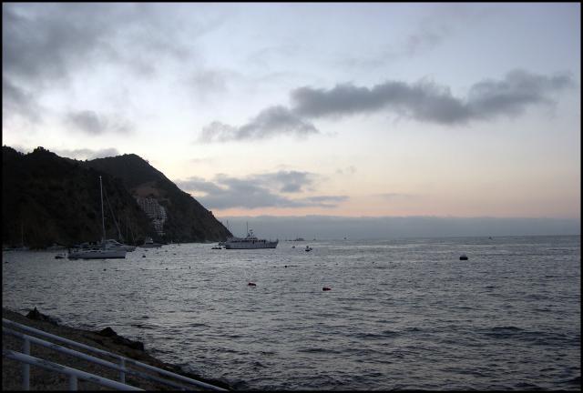 Overlooking the stairs into the dive site.