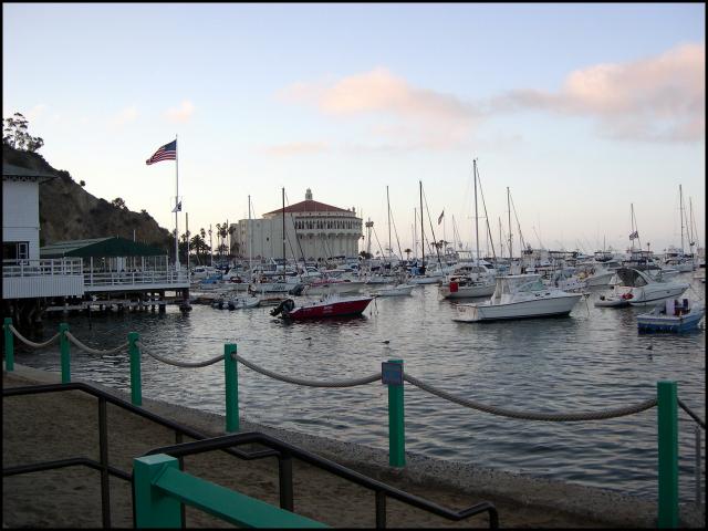 Casino Point from afar.